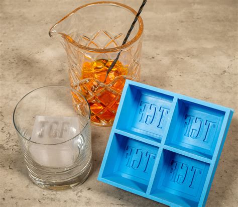 custom silicone ice cube molds.